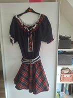 Te koop Schotse set voor Carnaval, Maat 38/40 (M), Carnaval, Ophalen of Verzenden, Zo goed als nieuw