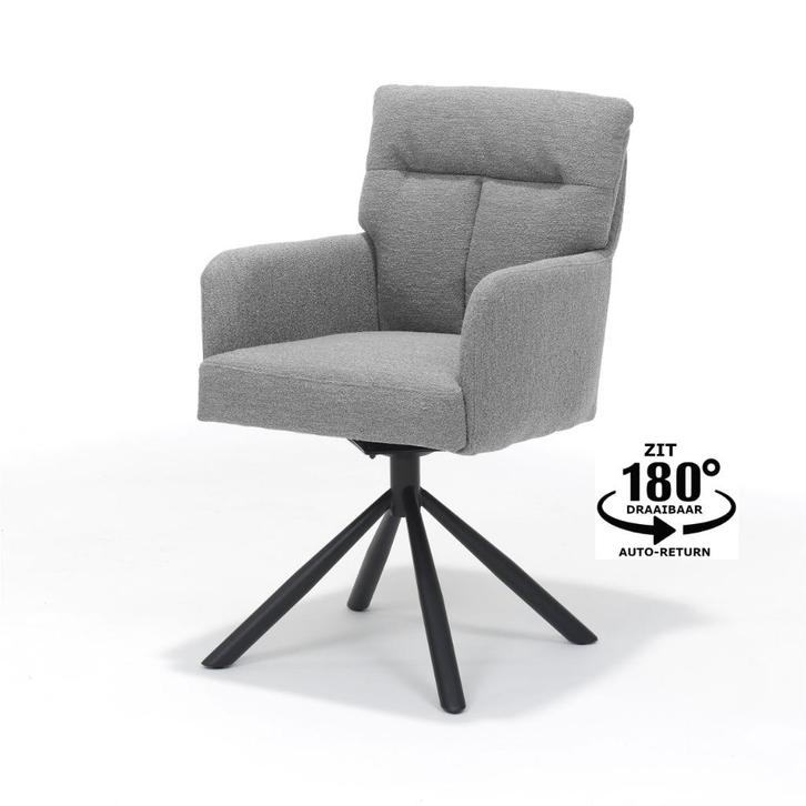 Armstoel Fresco draaivoet alpine steel | Webshop, Huis en Inrichting, Stoelen, Nieuw, Metaal, Stof, Overige kleuren, Ophalen of Verzenden