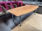 Grote Vergadertafel TON, kersen-zilver 240x120cm Hoogte vers, Ophalen of Verzenden, Gebruikt