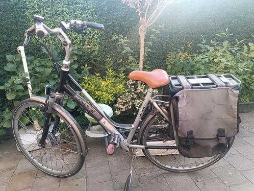 Elektrische fiets MC Elegance zilver/ zwart- incl lader en a, Fietsen en Brommers, Elektrische fietsen, Overige merken, Ophalen