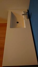 Badkamer Hangmeubel wasbak, Ophalen, Steen, Gebruikt, Wastafel