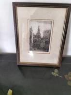 Antieke ets gouda, Antiek en Kunst, Ophalen of Verzenden