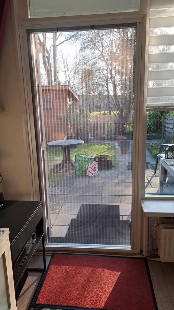 Rolhordeur plisse bruijnzeel opbouw kader, Huis en Inrichting, Overige Huis en Inrichting, Zo goed als nieuw, Ophalen