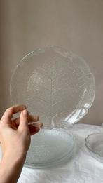 Set of 4 beautiful 'Aspen' glass plates, Ophalen of Verzenden