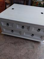 salontafel, Huis en Inrichting, Tafels | Salontafels, Ophalen, Gebruikt, 50 tot 100 cm, Vierkant