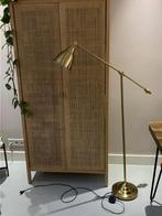 Messing vloerlamp BAROMETER, Huis en Inrichting, Lampen | Vloerlampen, Ophalen, Gebruikt, 100 tot 150 cm