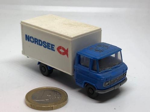 Mercedes 508 - 608 Bakwagen Nordsee, Wiking, Hobby en Vrije tijd, Modelauto's | 1:87, Gebruikt, Bus of Vrachtwagen, Wiking, Ophalen of Verzenden