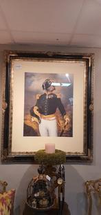 Prachtige Baroque lijst met hond in uniform., Ophalen