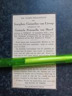 Bidprentje Venray Josephus van Lierop 1924 1956, Verzamelen, Ophalen, Bidprentje