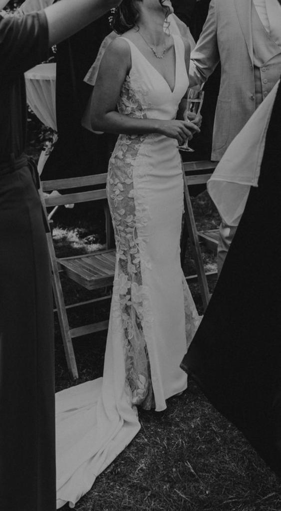 Prachtige trouwjurk van Mori Lee, kleur: ivoor, Kleding | Dames, Trouwkleding en Trouwaccessoires, Zo goed als nieuw, Trouwjurk