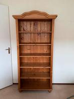Grenen boekenkast met bolpoten - 94,5x195x41 cm, Ophalen, Met plank(en), Gebruikt, 50 tot 100 cm