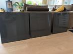 3 Besta frontjes - donkergrijs glanzend, Huis en Inrichting, Kasten | Ladekasten, Ophalen, Minder dan 50 cm, Zo goed als nieuw