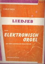 Bo1415 bladmuziek elektronisch orgel carlo west band 1 -----, Ophalen of Verzenden, Zo goed als nieuw, Orgel