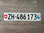Kentekenplaat Zwitserland - Zürich (ZH) 486173, Ophalen of Verzenden, Gebruikt, Auto's