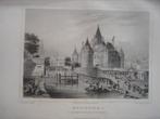 011 Amsterdam St.Anthoniewaag Staalgravure 1860, Ophalen of Verzenden