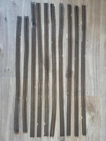 10 x Märklin 2205 flexibele rails met beschadigingen beschikbaar voor biedingen