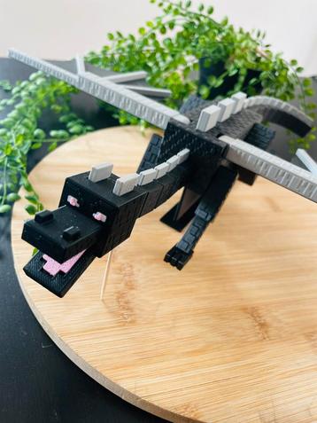 Flexi Ender Dragon 3D geprint Minecraft accessoire beschikbaar voor biedingen