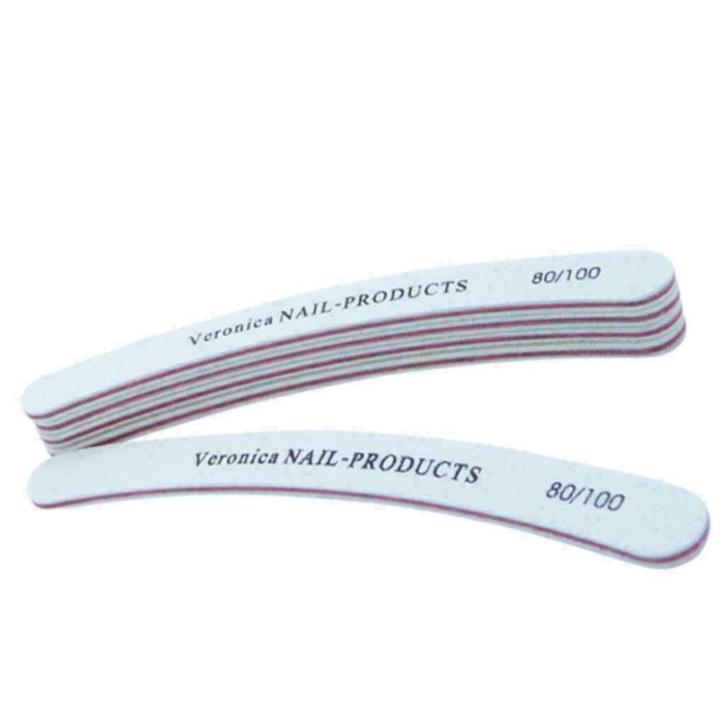 5x boemerang / boomerang nagelvijl #80/100, wit., Sieraden, Tassen en Uiterlijk, Uiterlijk | Cosmetica en Make-up, Nieuw, Toebehoren