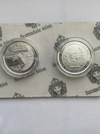 1 ounce zilver Antigua en Barbuda 2021 Scottsdale, Postzegels en Munten, Edelmetalen en Baren, Ophalen of Verzenden, Zilver