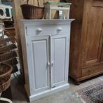 Brocante oude witte kast meidenkast servieskast keukenkast, Ophalen