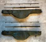 2x Sonik Xtractor 6ft Karperhengel + Sleeves, Watersport en Boten, Hengelsport | Karpervissen, Ophalen, Zo goed als nieuw, Werphengel