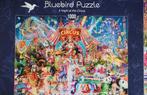 Bluebird puzzel, a night at the circus., Ophalen of Verzenden, 500 t/m 1500 stukjes, Legpuzzel, Zo goed als nieuw