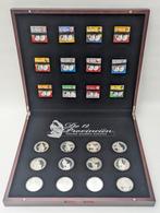 De 12 provinciën, zilveren dukaten (2008-2014) Proof, Postzegels en Munten, Munten | Nederland, Ophalen of Verzenden, Koningin Beatrix