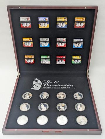 De 12 provinciën, zilveren dukaten (2008-2014) Proof  beschikbaar voor biedingen