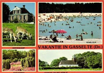 Vakantie in Gasselte - 4 afb o.a. Hemelrijk - 1984 gelopen beschikbaar voor biedingen