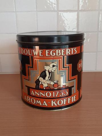 Groot blik Douwe Egberts beschikbaar voor biedingen