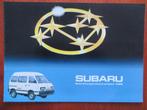 Subaru Bedrijfswagendocumentatie 1988, Ophalen of Verzenden, Nieuw, Overige merken