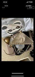 Vintage Lamp met Metalen Details, Ophalen of Verzenden, Gebruikt, Glas