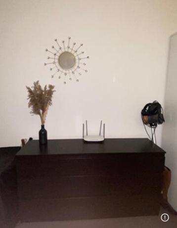 Ladekast zwartbruin ikea malm - afbeelding 2