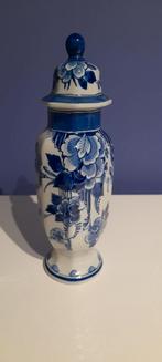 Porcelyne fles DS 1998 Delfts blauwe vaas met deksel, Antiek en Kunst, Antiek | Vazen, Ophalen of Verzenden