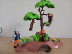 Playmobil 3 apen in klimboom met voer en verzorger, Ophalen of Verzenden, Zo goed als nieuw, Complete set