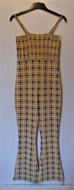 Vintage look geel/zwart/wit jumpsuit/broekpak! M, Maat 38/40 (M), Overige kleuren, Verzenden, Zo goed als nieuw