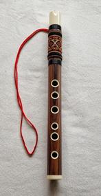 Quena Fluit van Jaracanda Hout - Met Hoes, Muziek en Instrumenten, Blaasinstrumenten | Overige, Verzenden, Nieuw, Houtblazer, Met koffer of draagtas
