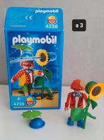 Playmobil circus  : clown met water spuitende zonnebloem, Ophalen of Verzenden, Zo goed als nieuw