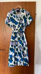 Collectif swingdress hortensia retro, Kleding | Dames, Jurken, Collectif, Paars, Maat 42/44 (L), Ophalen of Verzenden