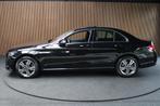 Mercedes-Benz C-Klasse 180 Navi Leer Camera Schuif-kanteldak, Leder en Stof, Zwart, Bedrijf, Lichtsensor