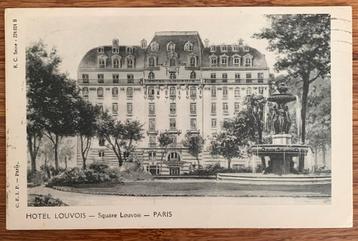 Oude ansichtkaart Hotel Louvois, Parijs beschikbaar voor biedingen