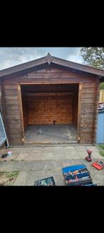 Houten berging te koop - 800€, Tuin en Terras, Ophalen of Verzenden, Gebruikt, Hout, Overige typen