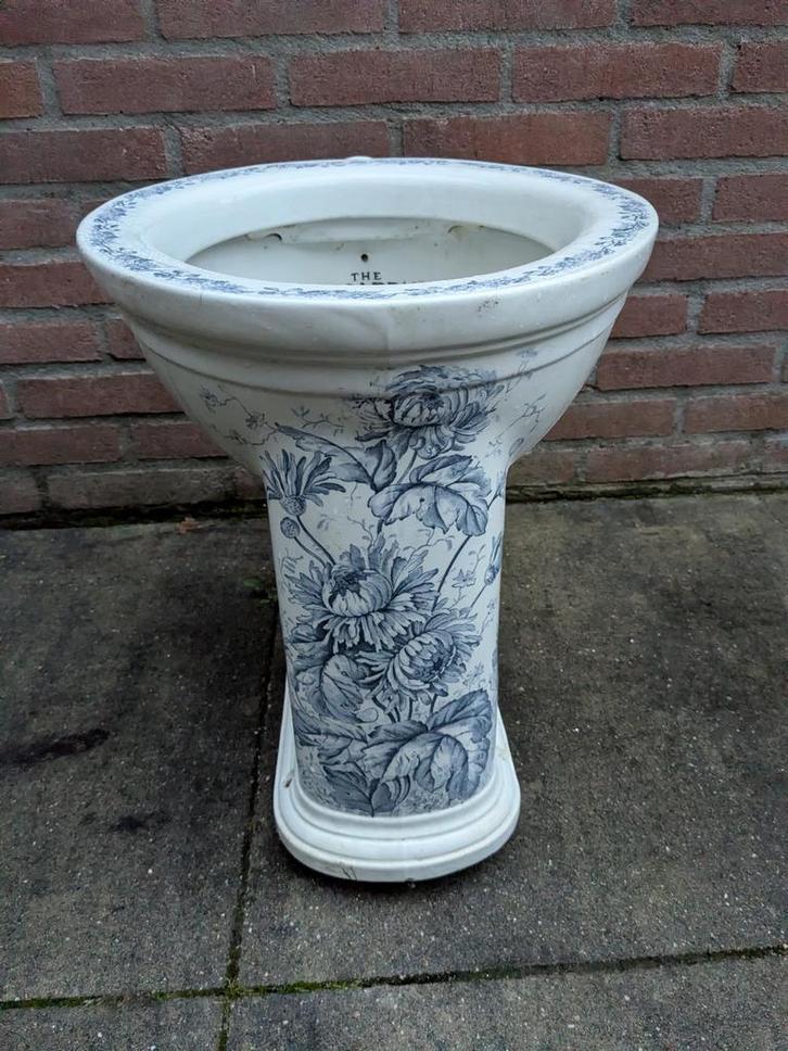 Antieke toiletpot /WC pot. Delfts blauw, Antiek en Kunst, Antiek | Overige Antiek, Ophalen
