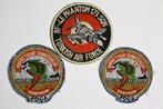 3x patch Turkije embleem luchtmacht en amfibische eenheid, Ophalen of Verzenden, Landmacht, Overige gebieden, Embleem of Badge