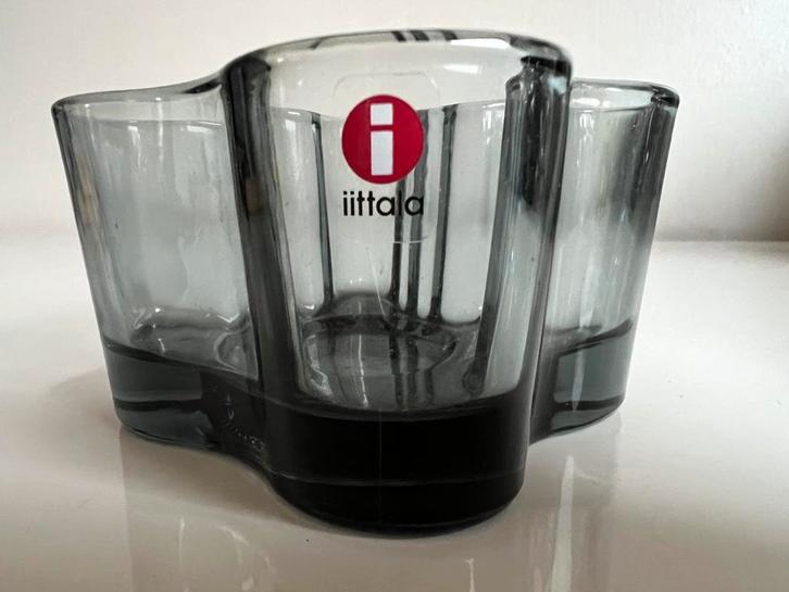 Iittala Alvar Aalto Savoy Schaal ‘Votive’ Grey Grijs, Huis en Inrichting, Woonaccessoires | Schalen en Manden, Zo goed als nieuw