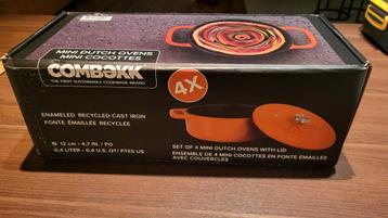 Combekk dutch ovens met deksels 4x nieuw in doos  beschikbaar voor biedingen