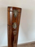 Vintage Biljartkeu met Houten Koker – Zeer goede staat, Ophalen of Verzenden, Gebruikt, Keu of Ballen