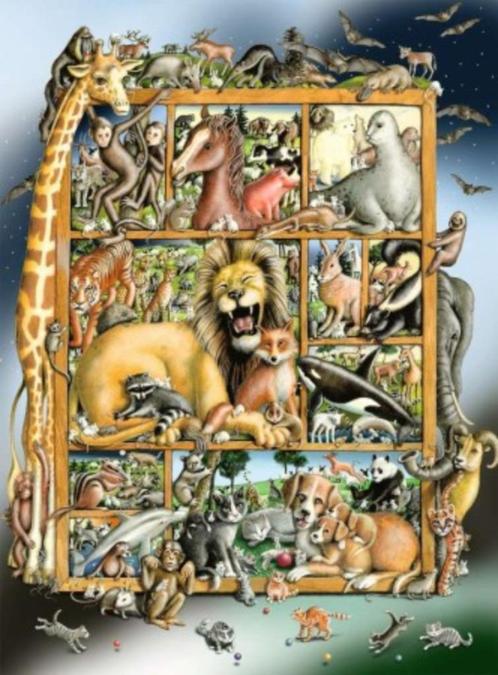 Ravensburger: Dieren in het schap 100 XXL stukjes NIEUW, Kinderen en Baby's, Speelgoed | Kinderpuzzels, Nieuw, 6 jaar of ouder