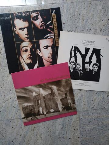 U2 - 1x LP + 2 x MaxiSingle Samen of los verkrijgbaar beschikbaar voor biedingen