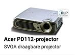 Acer PD112 compleet in draagtas met scartkabel., Ophalen, Gebruikt